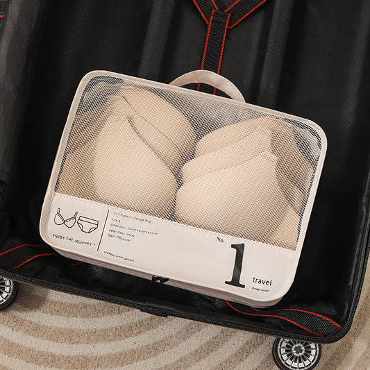 Compression Packing Cubes - 7-Piece Foldable Travel Organizer Set