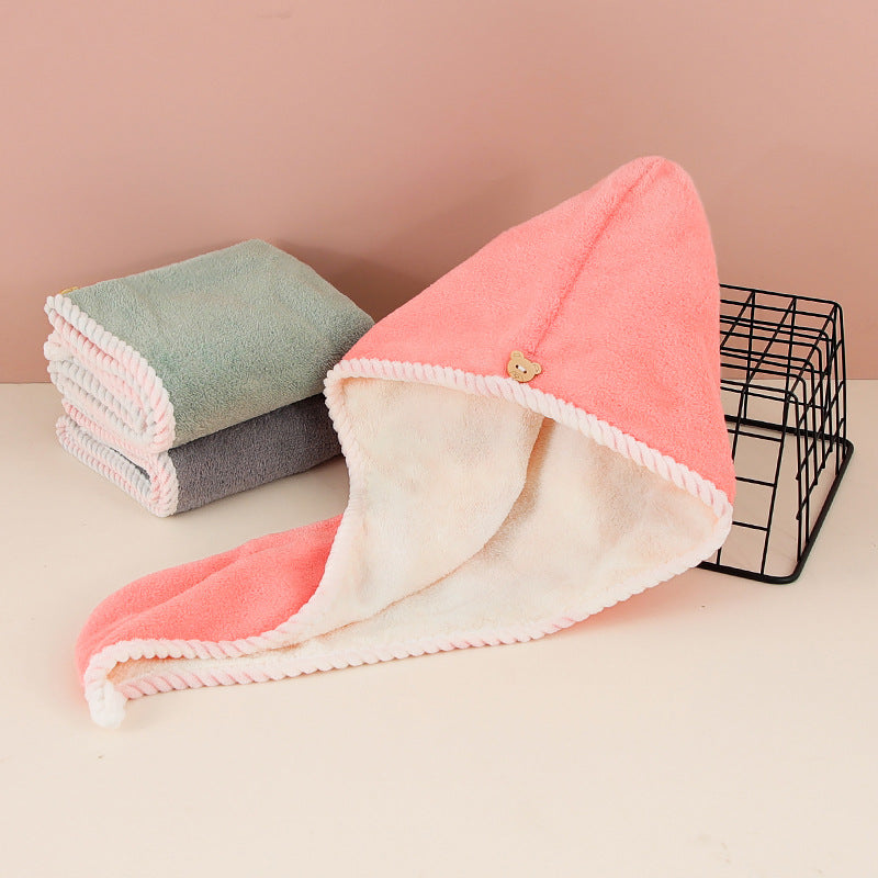 Quick-Dry Microfiber Towel - Reusable Absorbent Hair Wrap