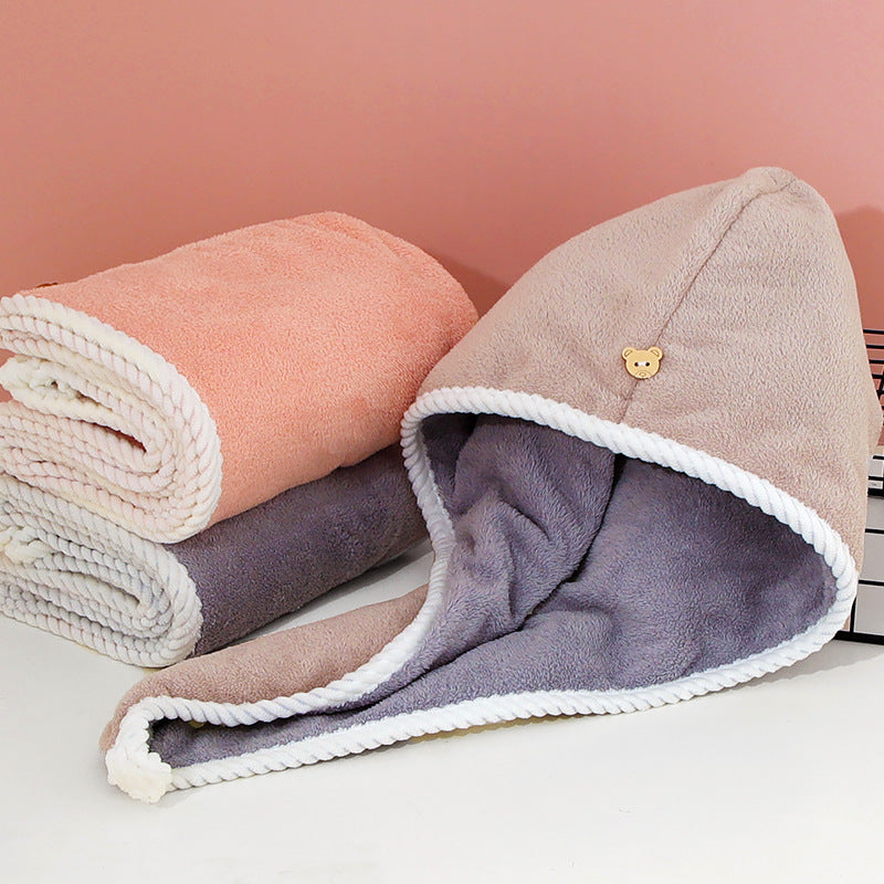 Quick-Dry Microfiber Towel - Reusable Absorbent Hair Wrap