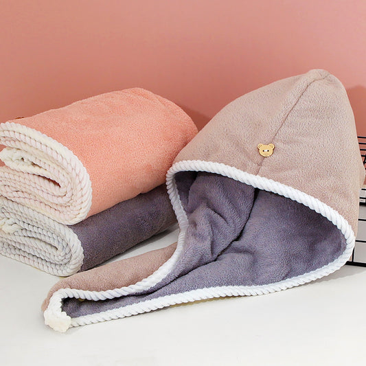 Quick-Dry Microfiber Towel - Reusable Absorbent Hair Wrap