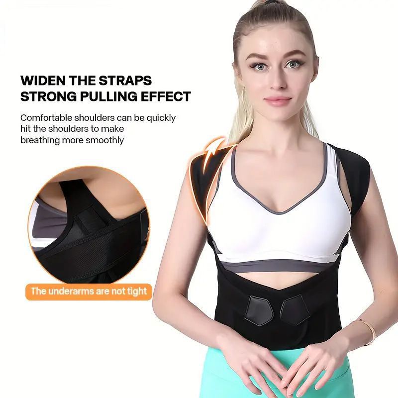 Adjustable Posture Corrector Back Brace - Adult Anti-Hunchback Support