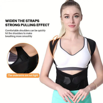 Adjustable Posture Corrector Back Brace - Adult Anti-Hunchback Support