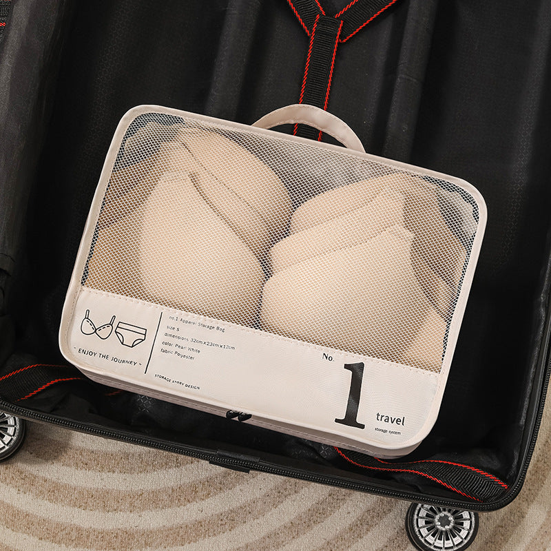 Compression Packing Cubes - 7-Piece Foldable Travel Organizer Set