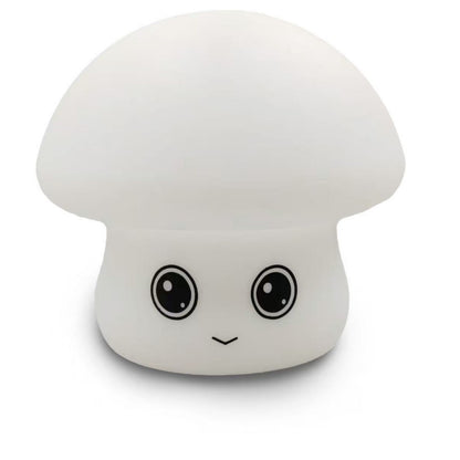 Glow Buddy Silicone Mushroom Night Light - Rechargeable Color-Changing LED Lamp