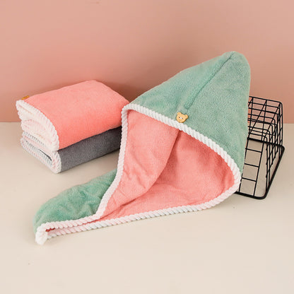 Quick-Dry Microfiber Towel - Reusable Absorbent Hair Wrap
