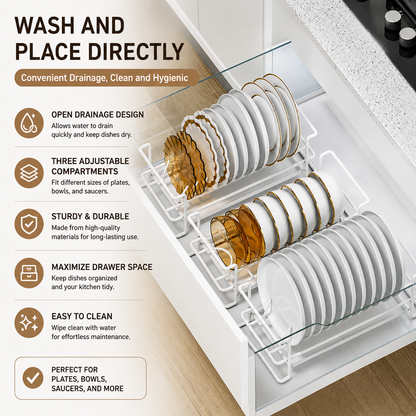 Over-the-Sink Dish Drying Rack