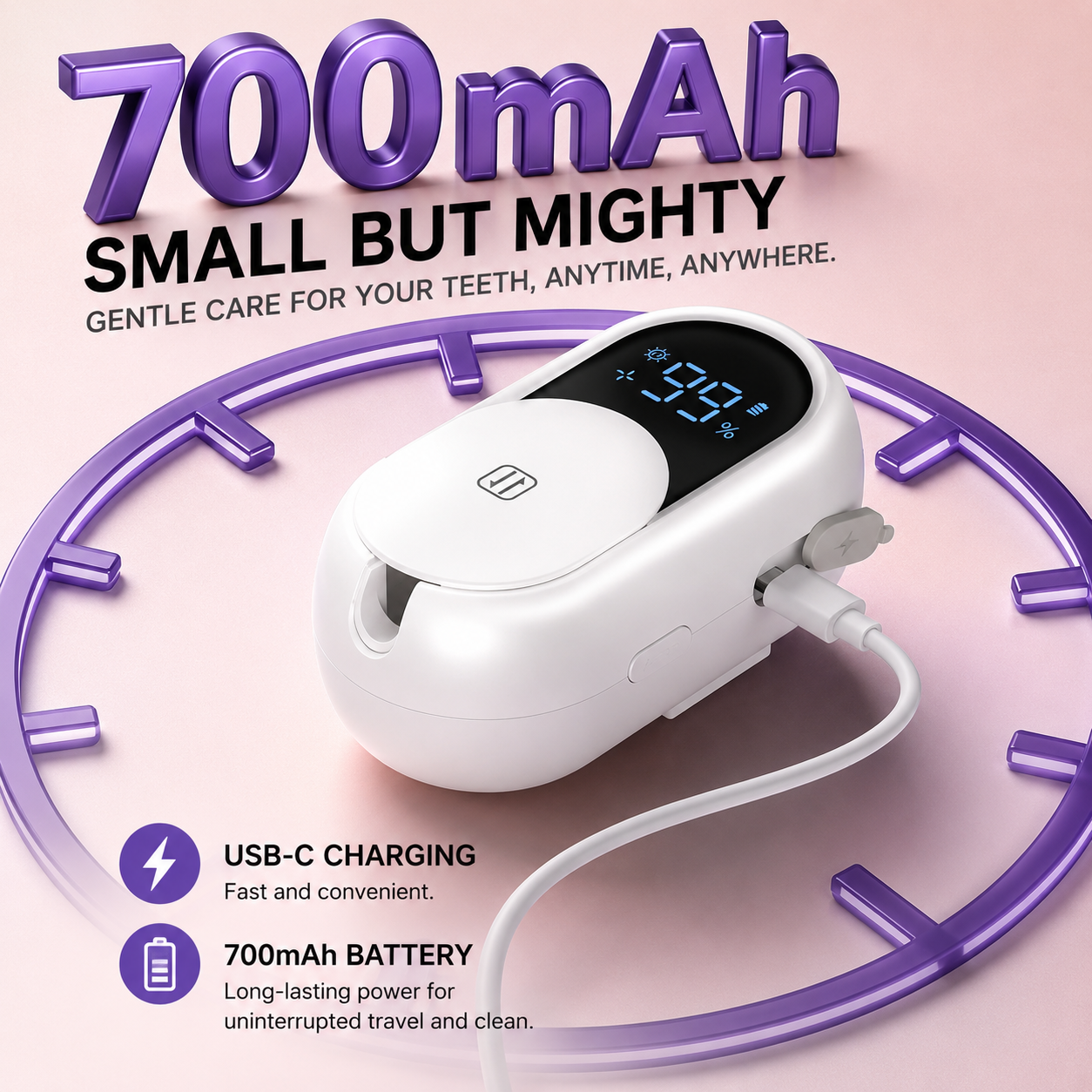UV Toothbrush Sanitizer - Wall-Mounted Sterilizer